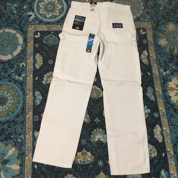 sherwin williams white painters pants